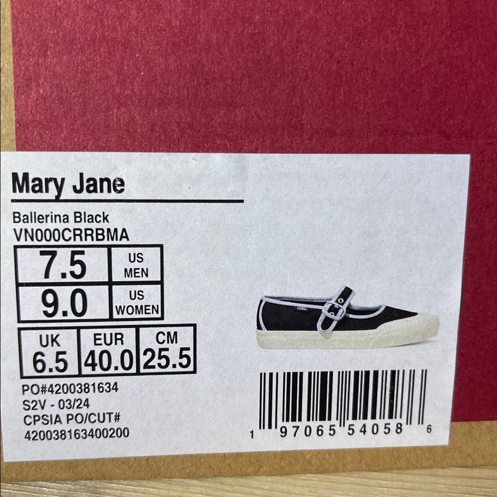 Vans WMNS Mary Jane VN000CRRBMA Buckle Sandals Sneakers - Picture 16 of 16
